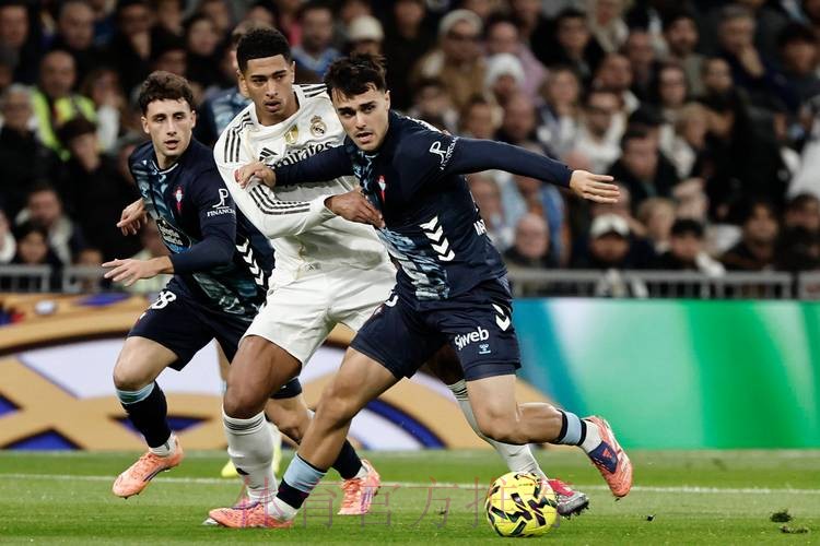 西甲-皇马4-0塞尔塔联赛22轮不败 居勒尔处子球 西甲-皇马4-0塞尔塔联赛22轮不败 居勒尔处子球